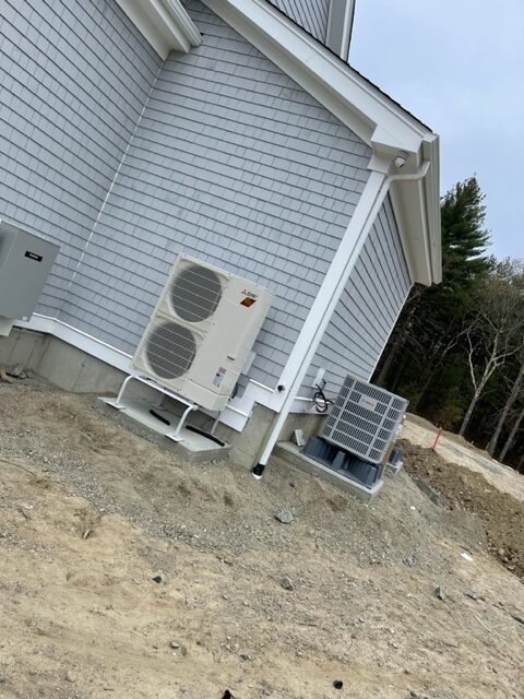 Ductless and central heat pump equipment installed in Lynnfield MA