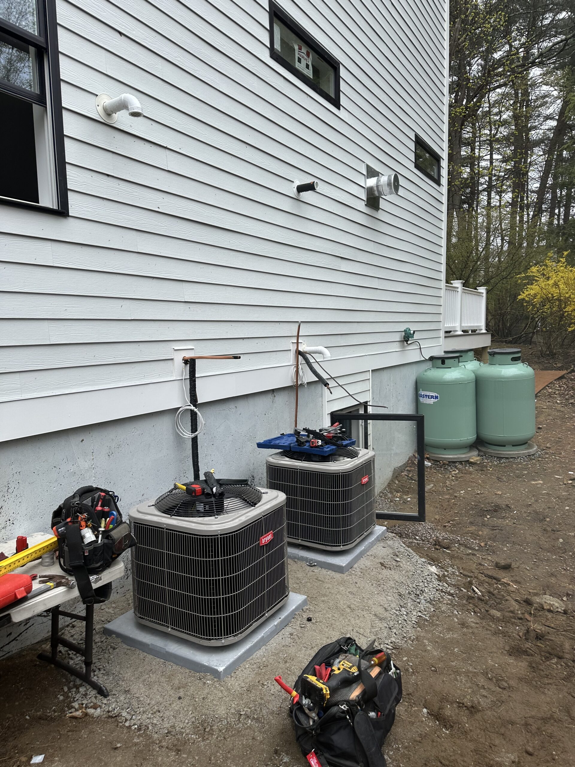HVAC installation completed by EML Mechanical in Middleton Massachusetts