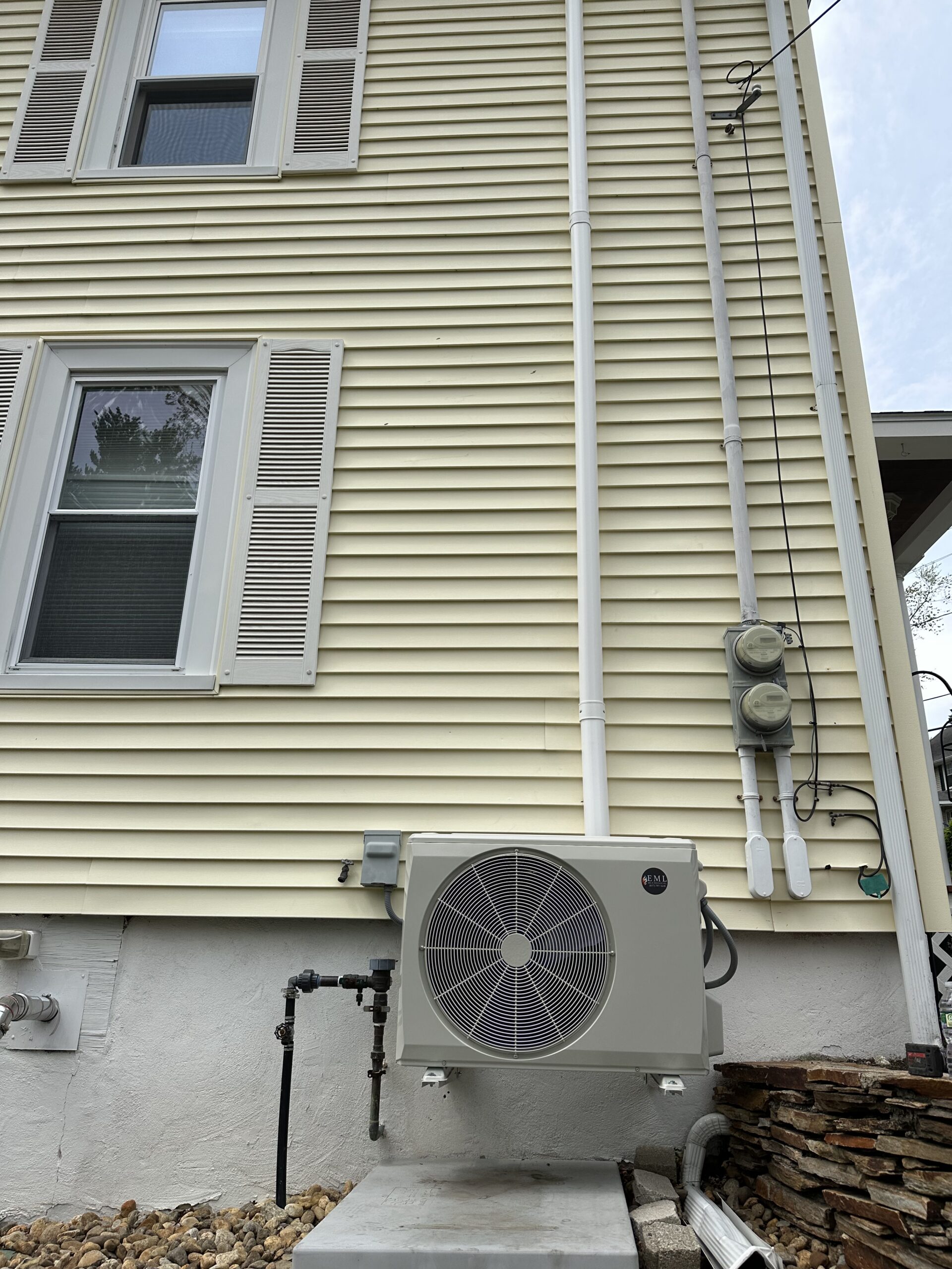 HVAC installation completed by EML Mechanical in Peabody Massachusetts