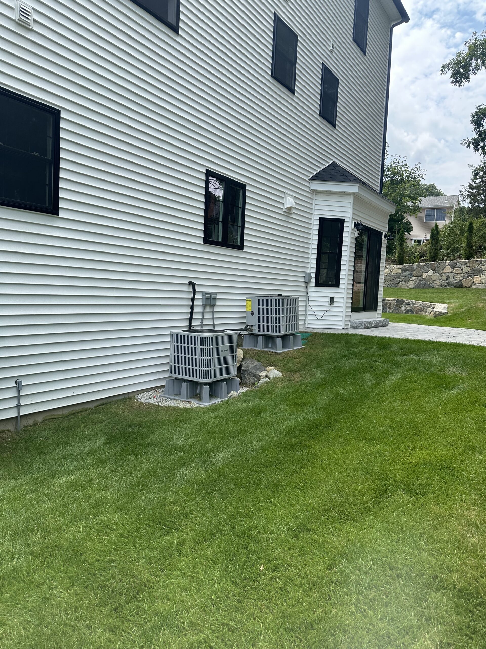 Residential HVAC installation project completed in North Reading MA